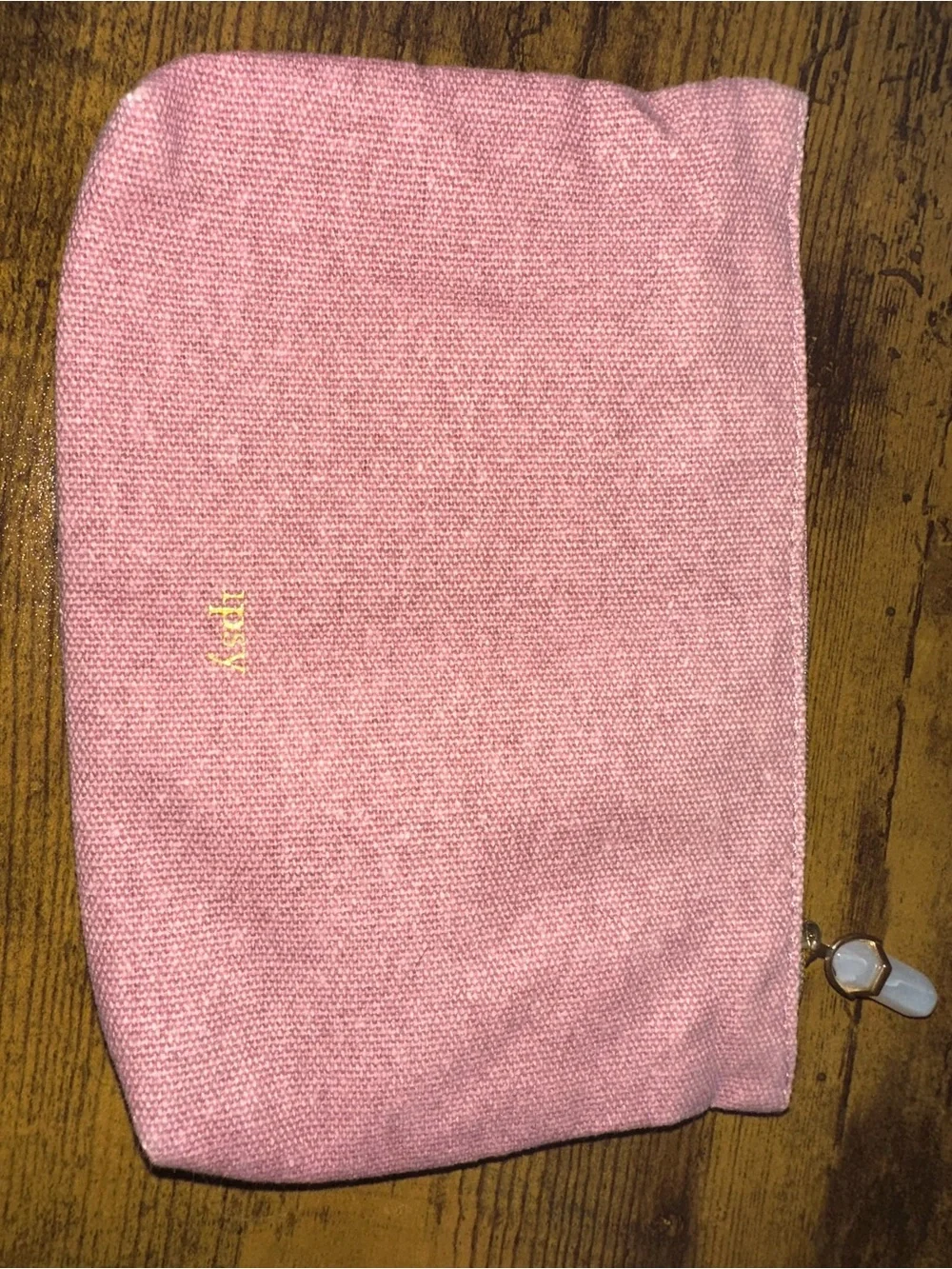 Pink Constellation Canvas Zipper Pouch